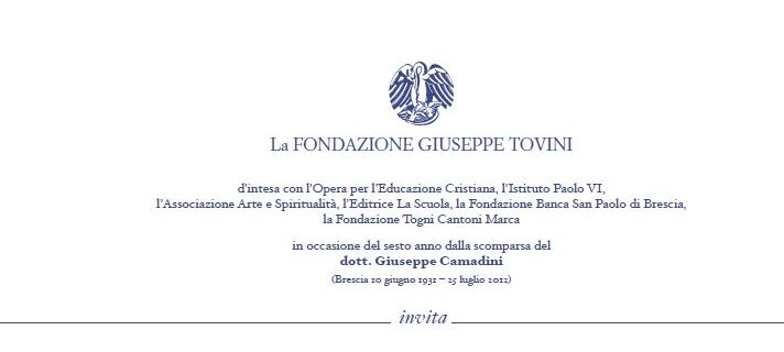 EVENTO FONDAZIONE GIUSEPPE TOVINI