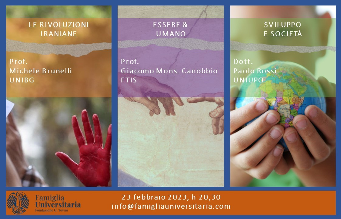 PERCORSO DI FORMAZIONE - INCONTRI CULTURALI 23/02/2023